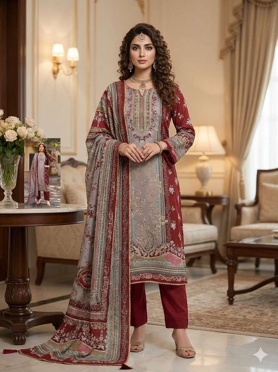 Maslin Premium Collection Code - 30672 By Falah Designer